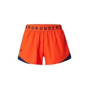 UNDER ARMOUR Sportovní kalhoty 'Play Up 3.0'  tmavě oranžová / námořnická modř