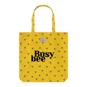 Cath Kidston Nákupní taška 'Busy Bee'  světle žlutá / černá / bílá