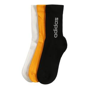 ADIDAS PERFORMANCE Sportovní ponožky  černá / bílá / žlutá