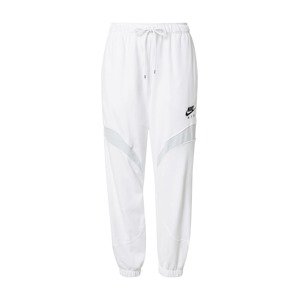 Nike Sportswear Kalhoty  bílá / černá / šedá