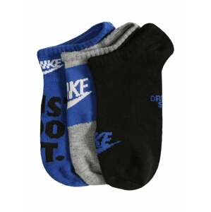 Nike Sportswear Ponožky  královská modrá / černá / šedý melír