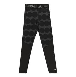 ADIDAS PERFORMANCE Sportovní kalhoty  černá / tmavě šedá