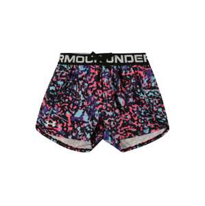 UNDER ARMOUR Sportovní kalhoty 'Play Up'  černá / pink / aqua modrá / tmavě fialová