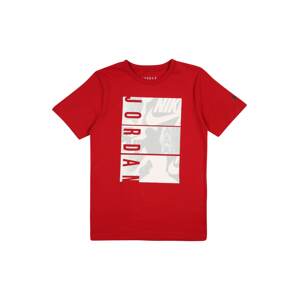 Jordan Funkční tričko  bílá / červená
