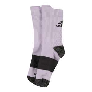 ADIDAS PERFORMANCE Sportovní ponožky pastelová fialová / černá