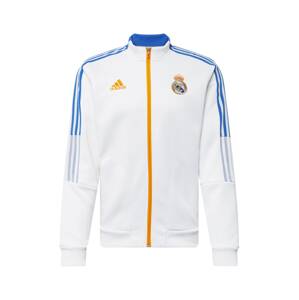 ADIDAS PERFORMANCE Sportovní bunda 'Real Madrid'  bílá / zlatě žlutá / modrá