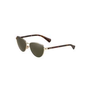 Ralph Lauren Sluneční brýle 'RA4134'  hnědá / koňaková / zlatá / zelená