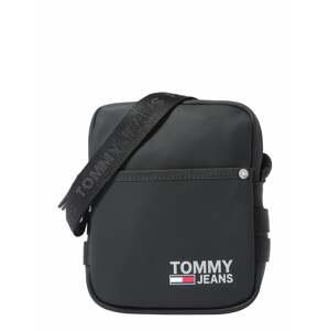 Tommy Jeans Taška přes rameno 'CAMPUS'  černá / námořnická modř / šedá / bílá / červená