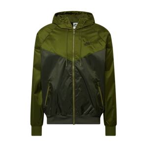 Nike Sportswear Přechodná bunda  olivová / tmavě zelená