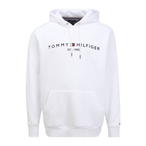 Tommy Hilfiger Big & Tall Mikina  bílá / tmavě modrá / červená