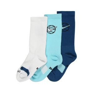 NIKE Sportovní ponožky  tyrkysová / tmavě modrá / černá / bílá