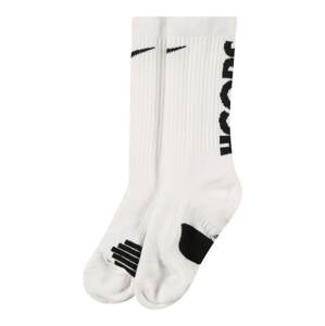 NIKE Sportovní ponožky 'Elite'  bílá / černá