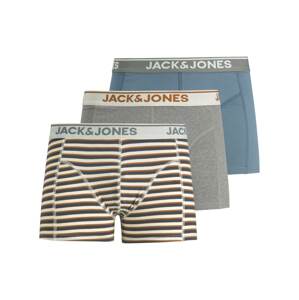 JACK & JONES Boxerky 'Breda'  šedý melír / kouřově modrá / hnědá / tmavě modrá / béžová
