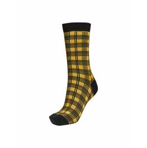 SELECTED FEMME Ponožky 'Vida'  žlutá / černá