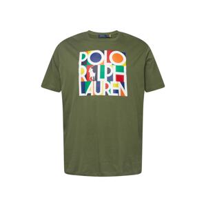 Polo Ralph Lauren Big & Tall Tričko  tmavě zelená / mix barev