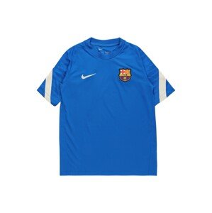 NIKE Funkční tričko 'FC Barcelona'  královská modrá / bílá / černá / zlatě žlutá / limone