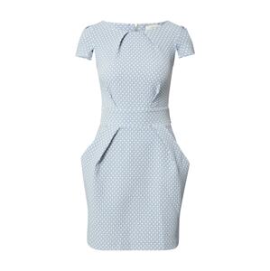 Closet London Pouzdrové šaty  modrá / bílá