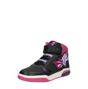 GEOX Kids Sneaker 'Inek'  černá / pink / šeříková / bílá