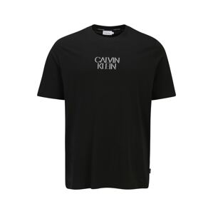 Calvin Klein Big & Tall Tričko  černá / bílá / šedá