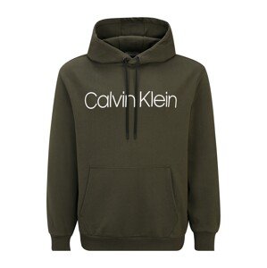 Calvin Klein Big & Tall Mikina  olivová / bílá