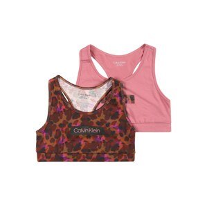 Calvin Klein Underwear Podprsenka  pink / bobule / brokátová / černá