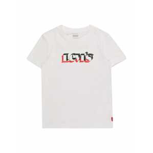 LEVI'S Tričko  bílá / černá / červená