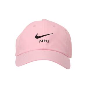 NIKE Sportovní kšiltovka 'Paris Saint-Germain'  pink / černá