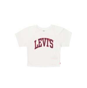 LEVI'S Tričko  bílá / červená / indigo