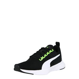 PUMA Sportovní boty 'Flyer Runner' svítivě zelená / černá / bílá