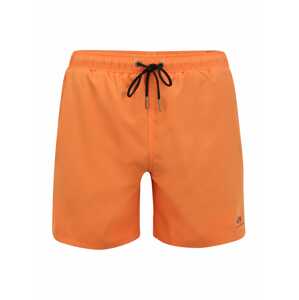 ALPHA INDUSTRIES Plavecké šortky oranžová / černá