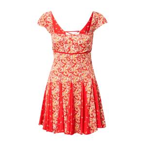 Free People Letní šaty 'PONDEROSA' žlutá / růžová / červená / bílá