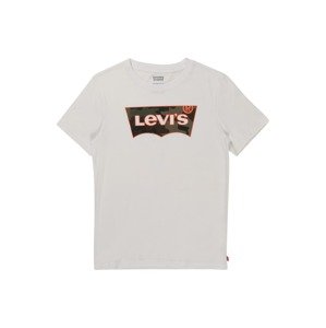 LEVI'S Tričko  bílá / oranžová / khaki