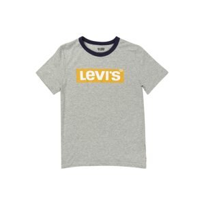LEVI'S Tričko  šedý melír / bílá / žlutá / noční modrá