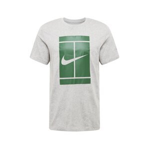 NIKE Funkční tričko  šedý melír / zelená