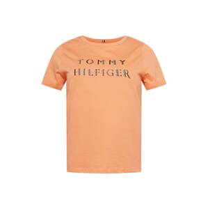 Tommy Hilfiger Curve Tričko  jasně oranžová / modrá / černá / tmavě oranžová