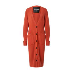 PATRIZIA PEPE Pletený kabátek  oranžově červená