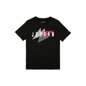 Jordan Tričko 'GEO FLIGHT'  černá / šedá / bílá / červená