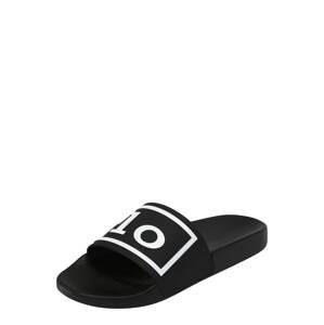 Polo Ralph Lauren Plážová/koupací obuv černá / bílá