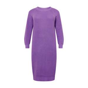 Noisy May Curve Úpletové šaty 'LUCIA'  tmavě fialová