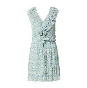 NA-KD Letní šaty 'Anika Teller' opálová / světlemodrá / olivová