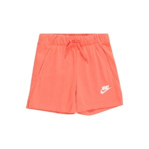 Nike Sportswear Kalhoty  korálová / bílá