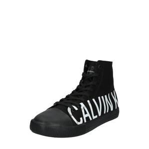 Calvin Klein Jeans Kotníkové tenisky 'Vulcanized'  černá / bílá