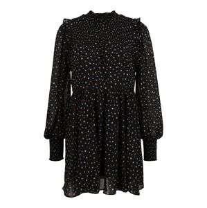 Forever New Petite Košilové šaty 'Amity'  černá / oranžová / světlemodrá / olivová