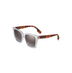 BURBERRY Sluneční brýle '0BE4335'  šedá / oranžová / červená / černá / průhledná