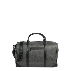 Valentino Bags Cestovní taška 'FUTON'  černá / šedá