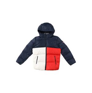TOMMY HILFIGER Zimní bunda  námořnická modř / bílá / ohnivá červená