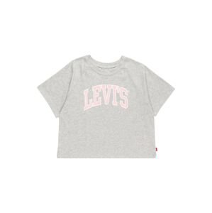 LEVI'S Tričko  šedý melír / světle růžová