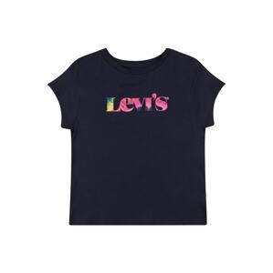 LEVI'S Tričko  pink / noční modrá / žlutá / tmavě fialová