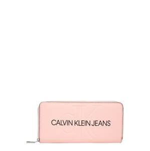 Calvin Klein Jeans Peněženka  růžová / černá