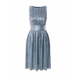 SWING Koktejlové šaty  tmavě modrá / stříbrná